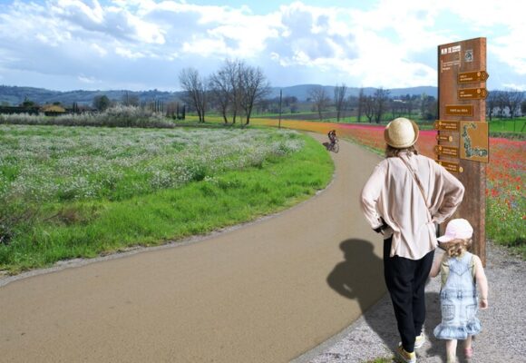 IL COMUNE DI BEVAGNA SPERIMENTA LA “FIORITURA CICLABILE”