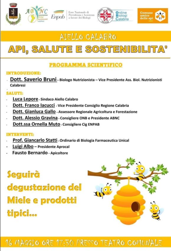 Convegno scientifico “Api, Salute e Sostenibilità”